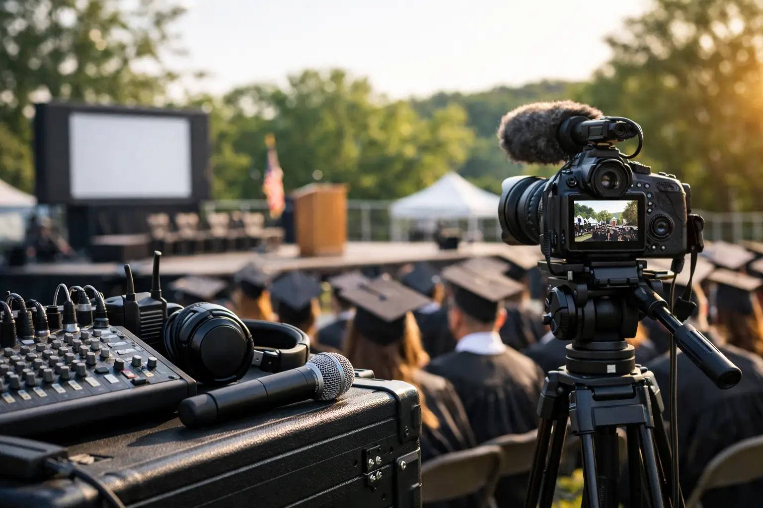 Outdoor Graduation AV Checklist