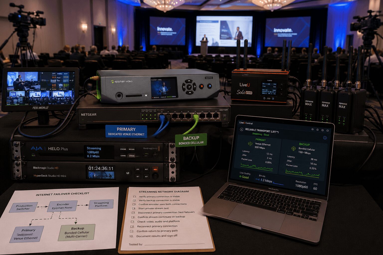Redundant Internet for Livestreams That Holds Up