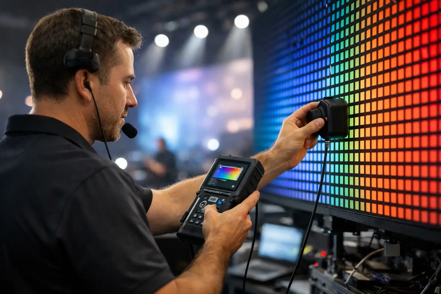 Corporate LED Wall Calibration for Live Events