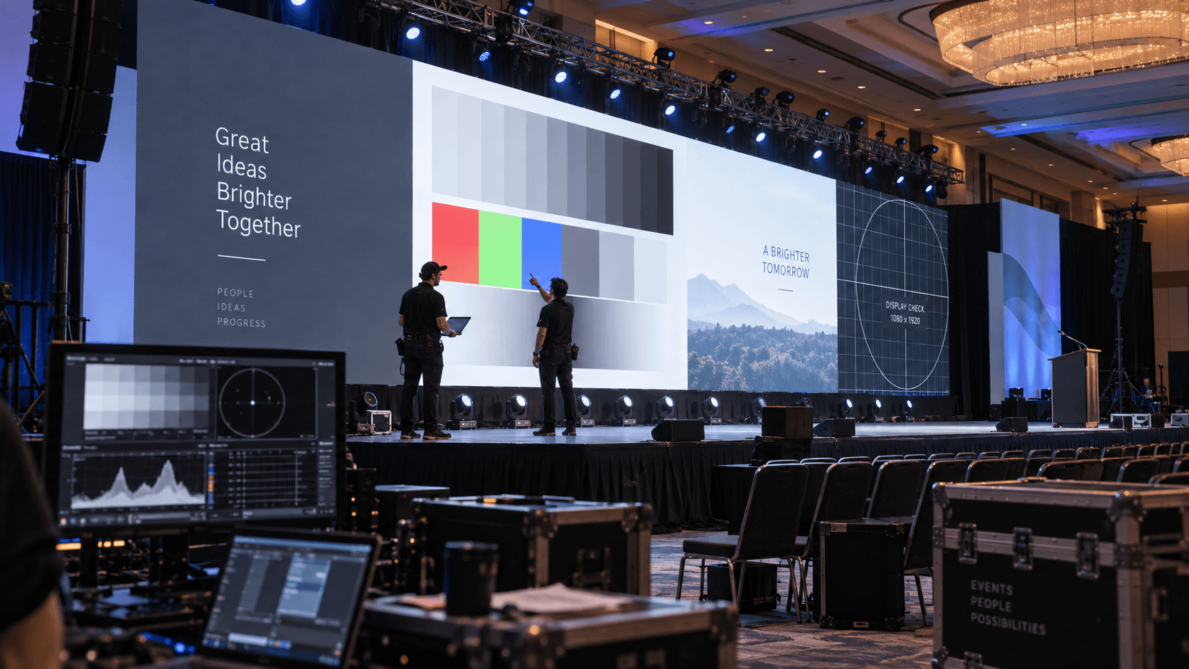 Corporate LED Wall Calibration for Live Events
