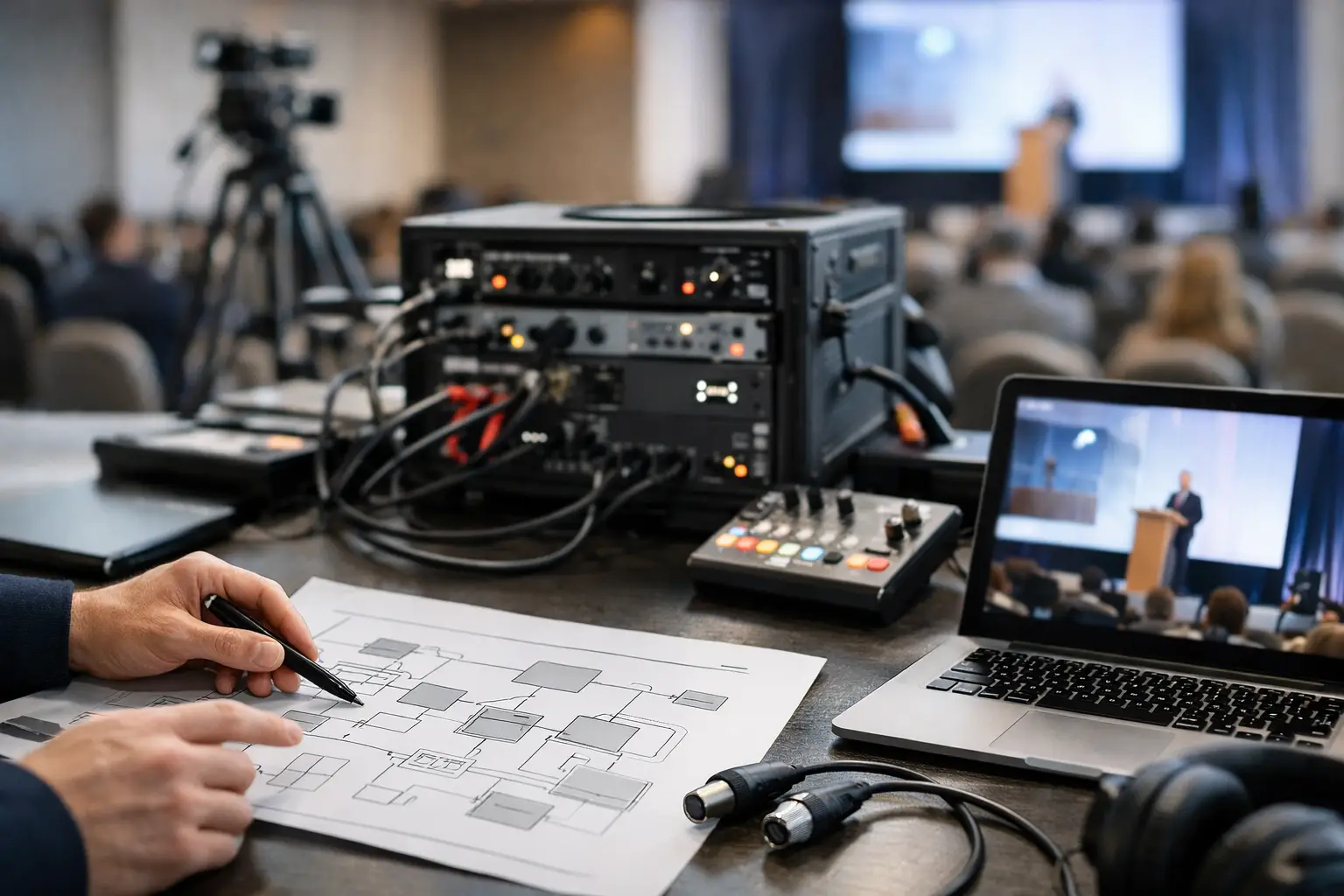 How to Plan Conference Signal Flow Without Gaps