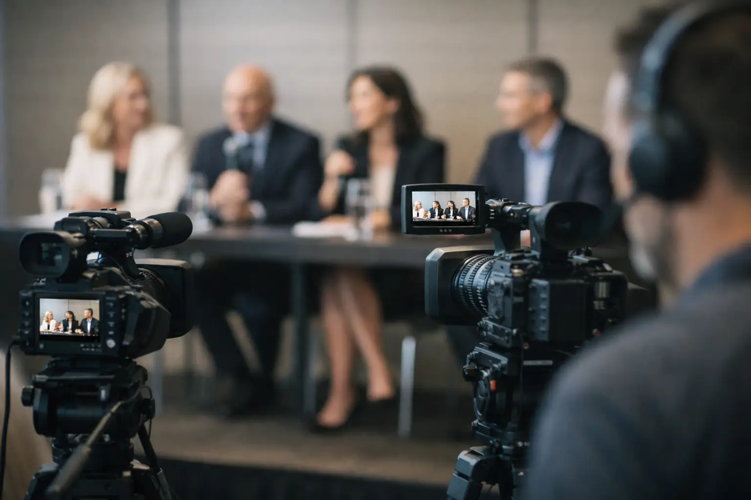 How Many Cameras for an Executive Panel Live?
